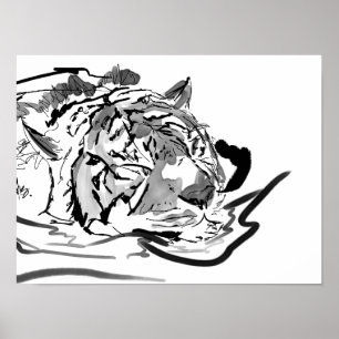 Poster Le Tigre Tranquille