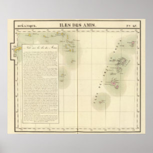 Poster Le Tonga Océanie aucuns 47