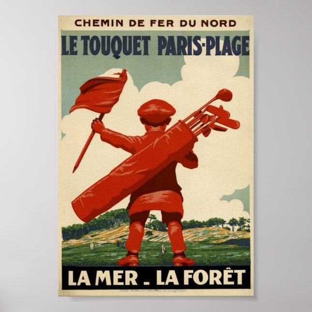 Poster Le Touquet Paris-Plage (Devant)