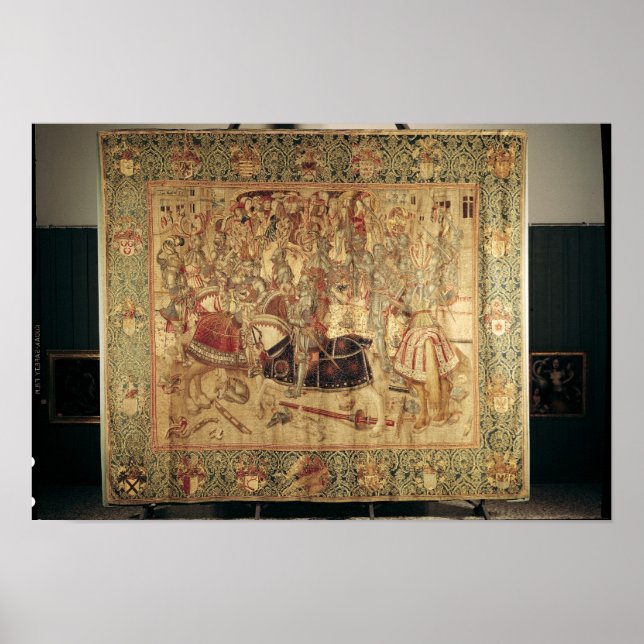 Poster Le Tournoi, tapisserie verticale (Devant)