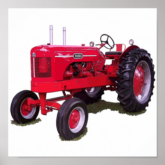 Poster Le tracteur Wards (Devant)