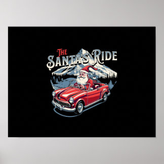 Poster Le traîneau du Père Noël.
