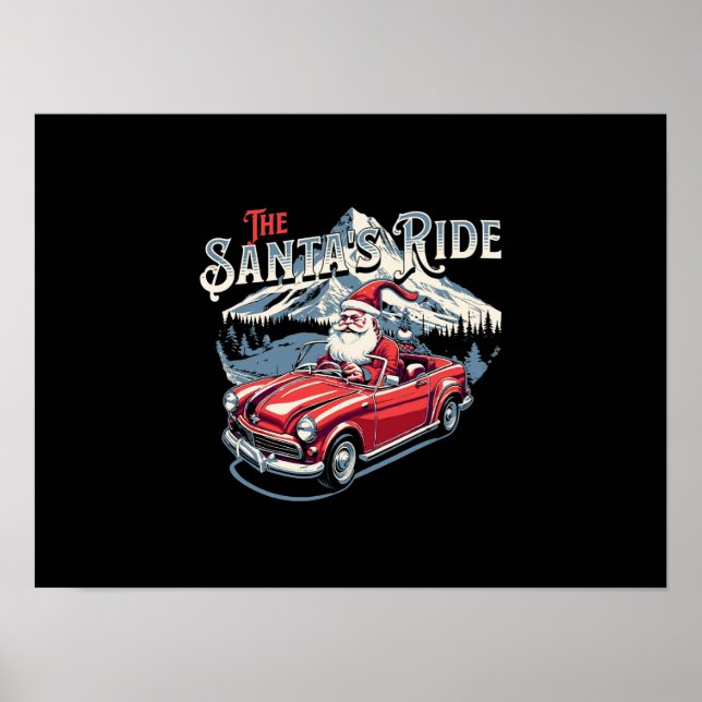 Poster Le traîneau du Père Noël. (Devant)