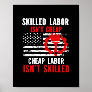 Poster Le travail qualifié n’est pas un mème classique pa