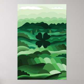 Poster Le Trèfle le Plus Chanceux