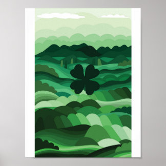 Poster Le Trèfle le Plus Chanceux