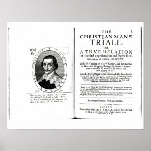 Poster Le Trial de l'homme chrétien par John Lilburne