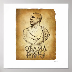 Poster Le Tribune du Peuple Obama