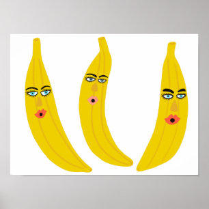 Poster Le trio de bananes géantes