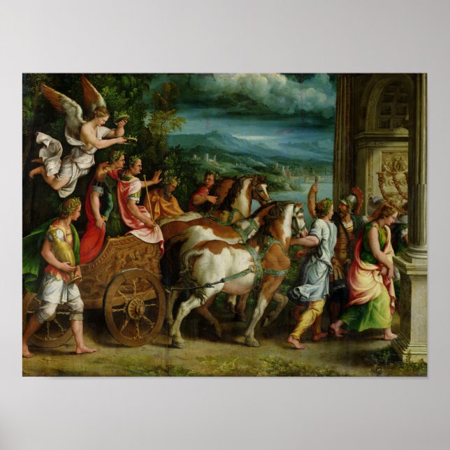Poster Le triomphe de Titus et Vespasien, c.1537 (Devant)