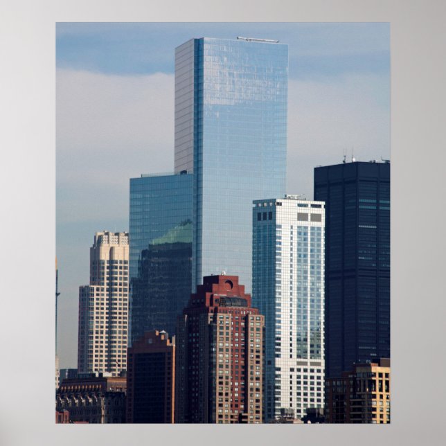 Poster Le vaste centre financier Manhattan New York (Devant)