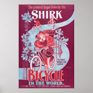 Poster Le Vélo Dans Le Monde