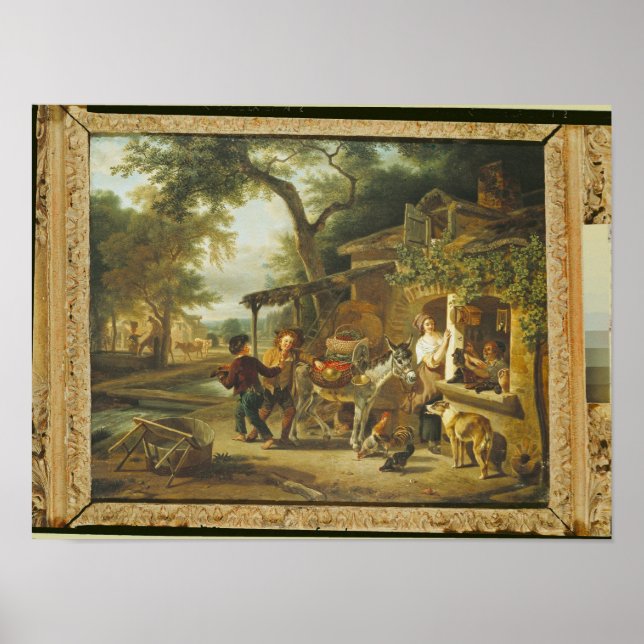 Poster Le vendeur de cerisiers (Devant)