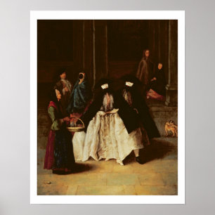 Poster Le vendeur de parfum (huile sur la toile) (voir
