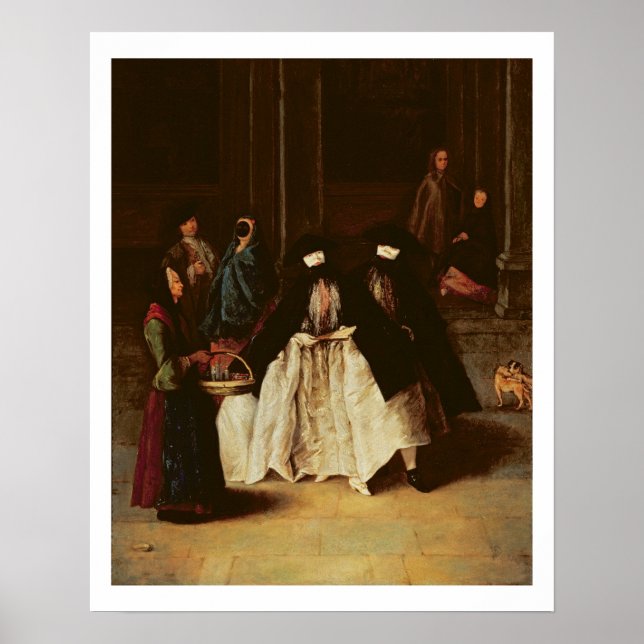 Poster Le vendeur de parfums (huile sur toile) (voir auss (Devant)