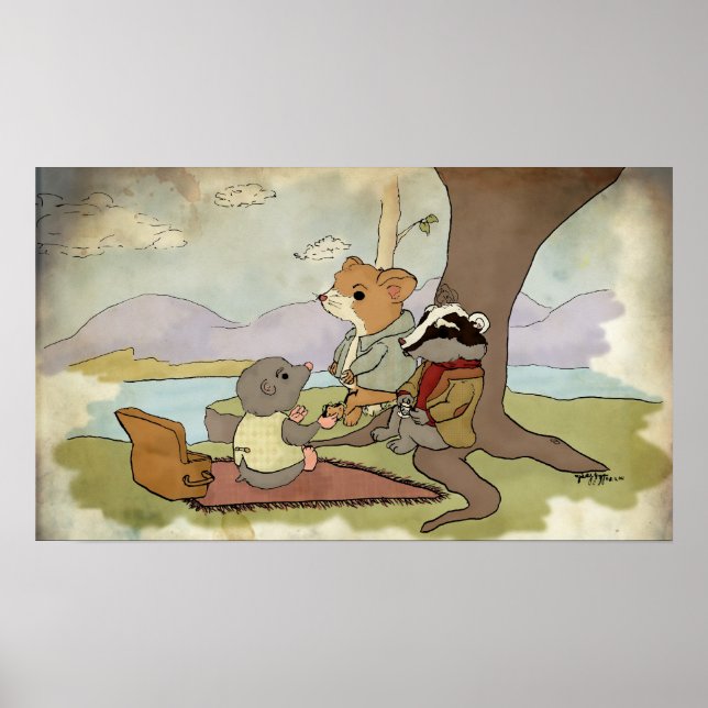 Poster Le vent dans les saules (Devant)