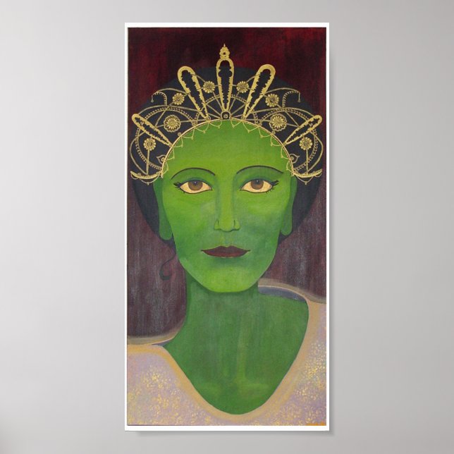 Poster Le vert Tara Bodhisattva (Devant)