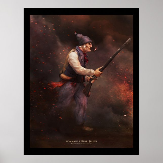 Poster Le vieux de 37, hommage à Henri Julien (Devant)