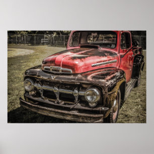 Poster Le Vieux Rouge antique