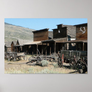 Poster Le vieux village occidental