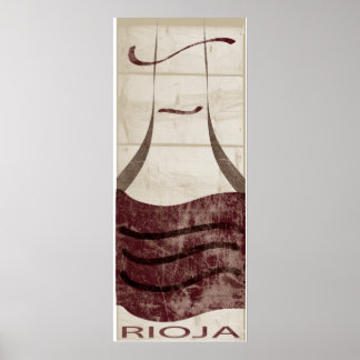 Poster Le vin de Rioja