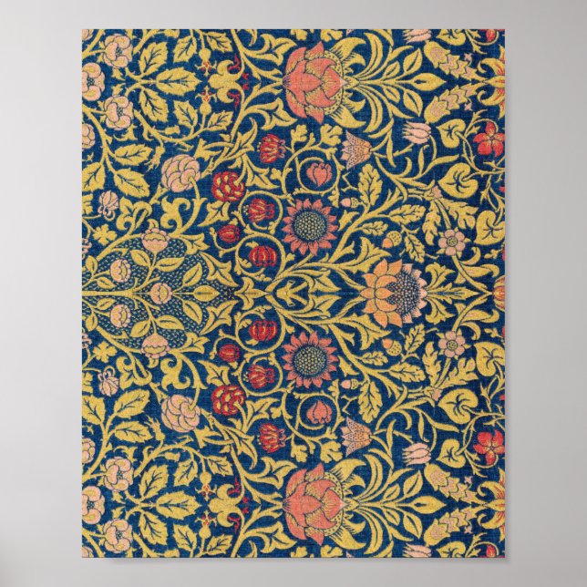 Poster Le violet et la colonne de William Morris (Devant)