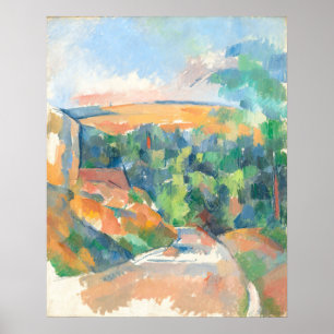 Poster Le virage - Paul Cézanne Fine Art