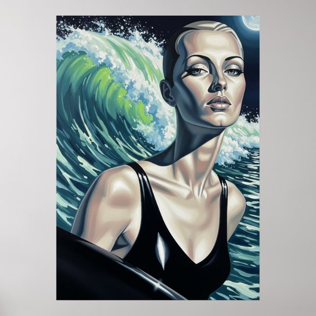 POSTER LE VISAGE DE LA VAGUE (Devant)
