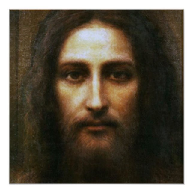 POSTER LE VISAGE SAINT DE JÉSUS (Devant)