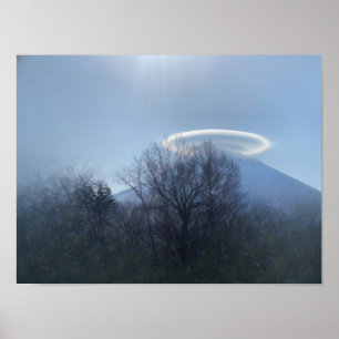 Poster Le volcan japonais