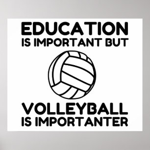 POSTER LE VOLLEYBALL EST IMPORTANT