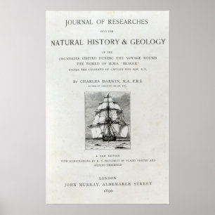 Poster Le voyage du Beagle