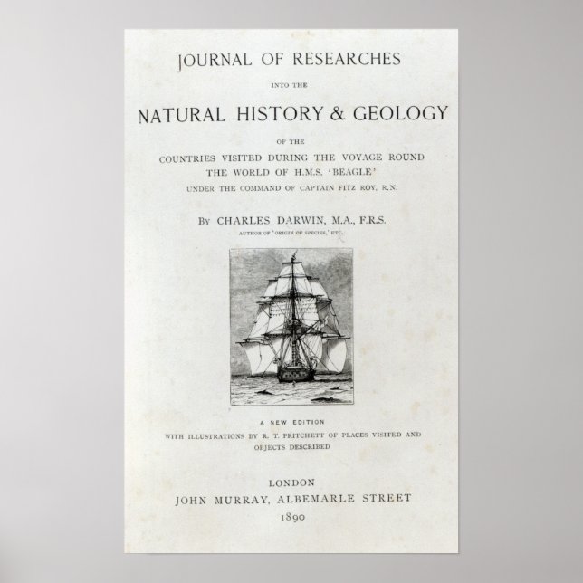 Poster Le voyage du Beagle (Devant)