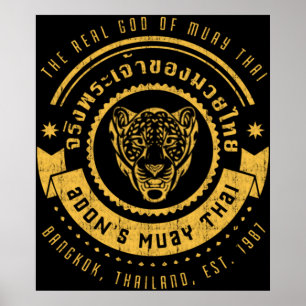 Poster Le vrai Dieu de Muay Thai