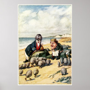 Poster Le Walrus et le charpentier