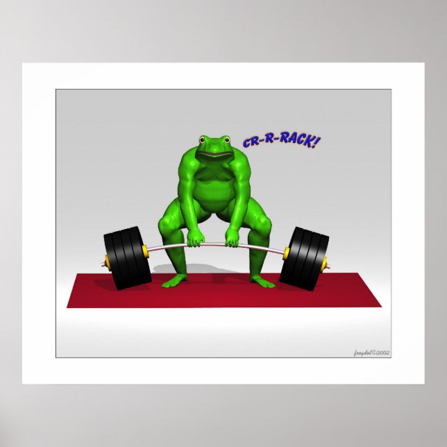 Poster Le Weightlifter (Devant)