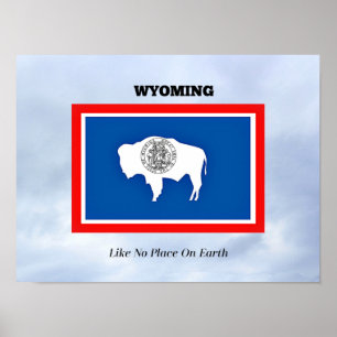 Poster Le Wyoming, Comme Pas De Place Sur Terre