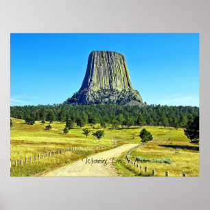 Poster Le Wyoming, la Tour du Diable