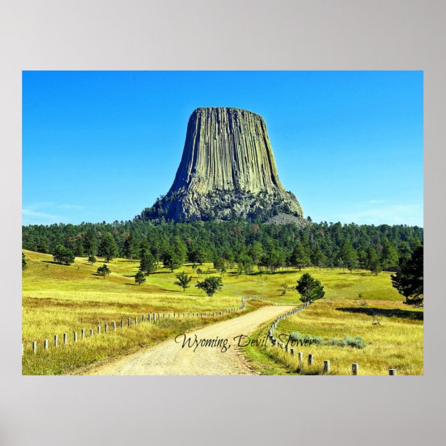 Poster Le Wyoming, la Tour du Diable (Devant)