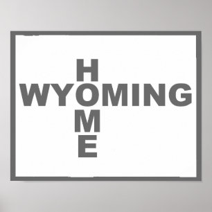 Poster Le Wyoming Maison loin de l'affiche officielle