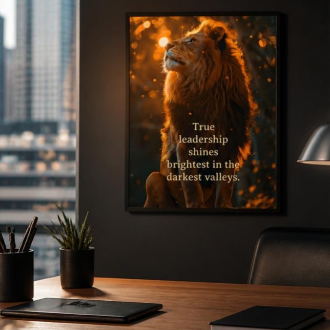 Poster Leadership et Courage (Créateur téléchargé)