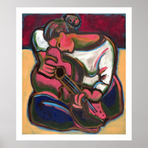 Poster Leah joue de la guitare