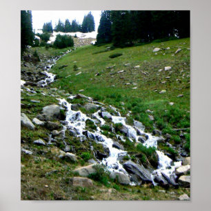 Poster L'eau de fonte du Colorado
