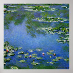 Poster L'eau Lillies de Monet
