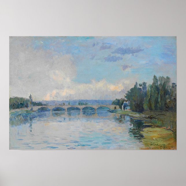 Poster Lebourg - Le pont Laffittes House (Devant)