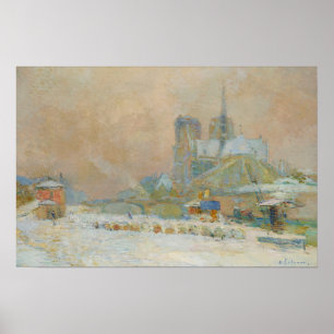 Poster Lebourg - Notre Dame De Paris Vue Du Quai ...