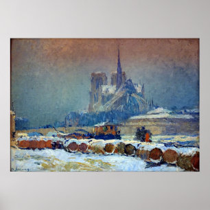 Poster Lebourg - Notre Dame Paris