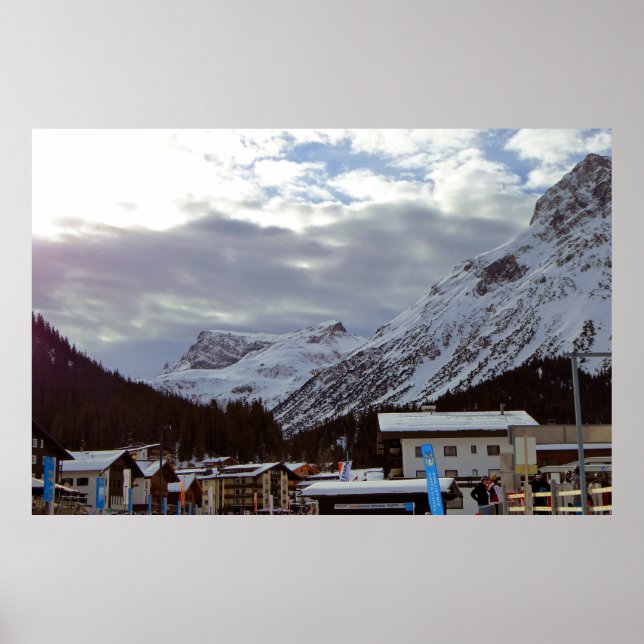 Poster Lech am Arlberg Alpes autrichiennes Autriche Photo (Devant)