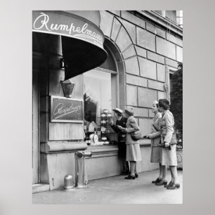 Poster Lèche-vitrines : les années 1940