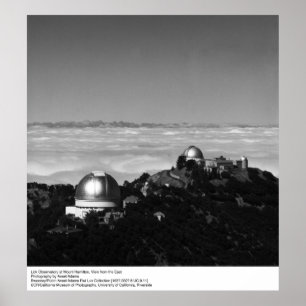 Poster Léchez l'observatoire au bâti Hamilton par Ansel